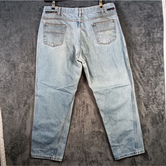 Flame resistant Jeans Men 40 Blue Denim Ultra Soft Relaxed Fit - Picture 3 of 16